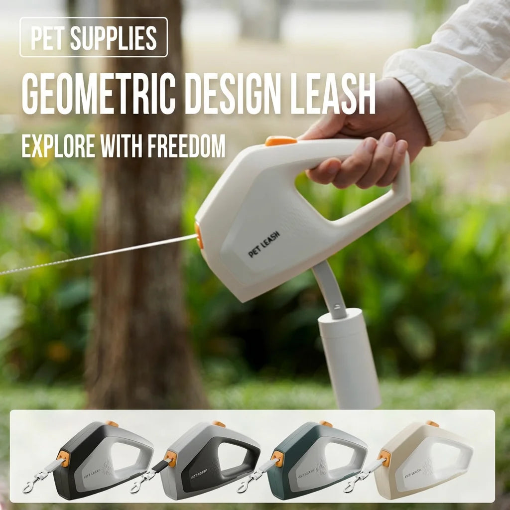Master Your Walk: The Benefits of Geometric Retractable Leashes
