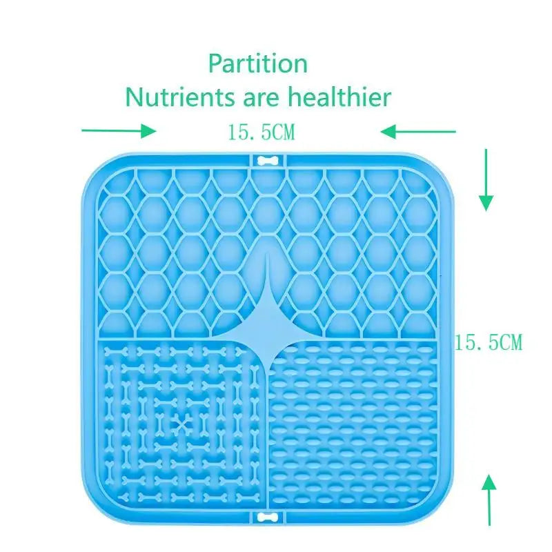 PawJoy Lick Mat for Dogs & Cats — Slow Feeder, Anxiety Relief, Non-Slip Suction